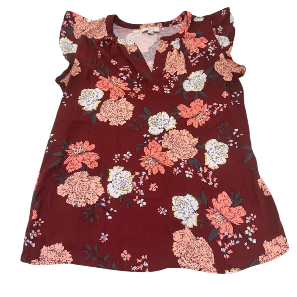 LOFT floral shirt, size s